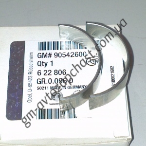  622806, Вкладыши шатун. Z10XE Z10XEP Z12XE Z12XEP Z14XEP 0.25 (на 1 шатун) GM 0622806, фото №1, 1580,00 грн.