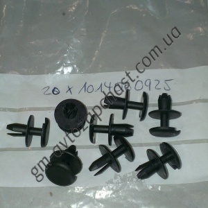  100077010, Зажим бампера A-G A-H C-D O-B V-C верхний Automega 1406925, фото №1, 20,00 грн.