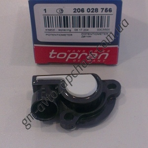  206028756, Датчик полож. дрос. заслонки 1.3 1.4 1.6 1.8 A-C A-F A-G C-A C-B K-E V-A V-B HP 817204, фото №1, 0,00 грн.